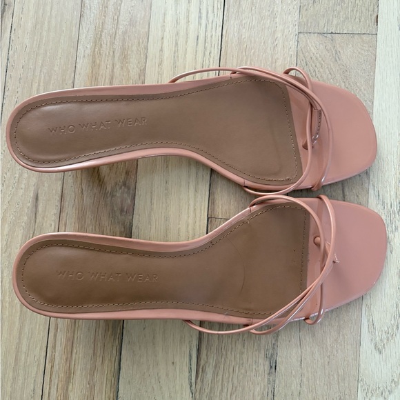 Who What Wear Women's Pink Strappy Sandals - Picture 3 of 5
